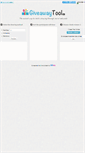 Mobile Screenshot of giveawaytool.com